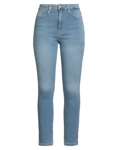 Fred Mello Woman Jeans Blue Size 28 Cotton, Elastane In Blue