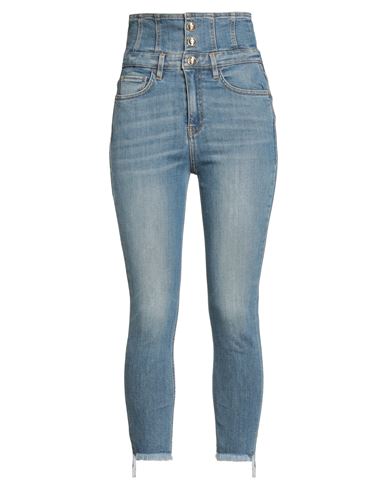 Pinko Woman Jeans Blue Size 26 Cotton, Lyocell, Elastomultiester, Elastane In Blue