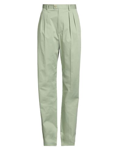 Etro Woman Pants Sage Green Size 8 Cotton, Elastane In Green