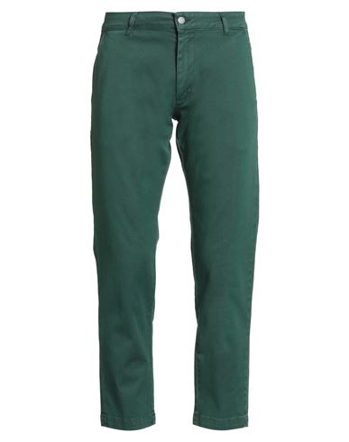 Liu •jo Man Man Pants Green Size 36 Cotton, Elastane In Green