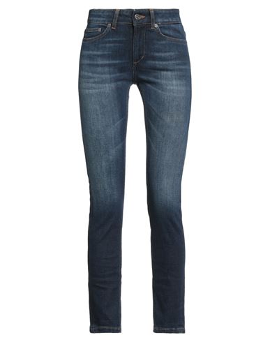 Dondup Woman Jeans Blue Size 30 Cotton, Elastomultiester, Elastane In Blue