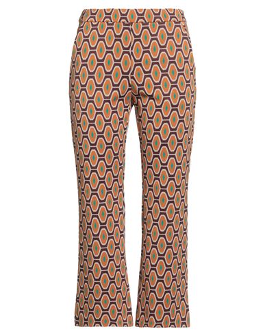 Maliparmi Malìparmi Woman Pants Orange Size 12 Polyester In Multi