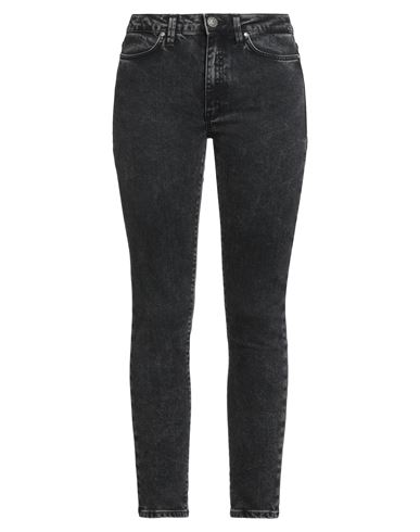 Dondup Woman Jeans Black Size 30 Organic Cotton, Modal, Elastomultiester, Elastane In Black