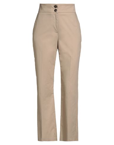 Rebel Queen By Liu •jo Woman Pants Beige Size M Cotton, Elastane In Neutral