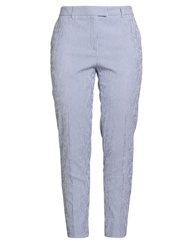 Peserico Woman Pants Azure Size 14 Cotton, Elastane In Blue