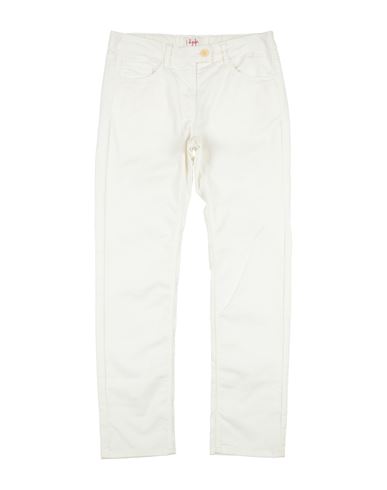 Il Gufo Toddler Girl Pants Off White Size 5 Cotton, Elastane In White
