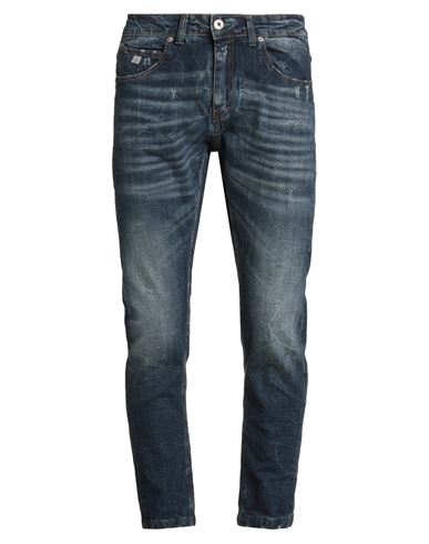 Bl.11  Block Eleven Bl.11 Block Eleven Man Jeans Blue Size 30 Cotton, Elastane In Blue