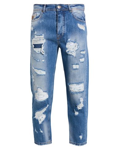 Bl.11  Block Eleven Bl.11 Block Eleven Man Jeans Blue Size 30 Cotton In Blue