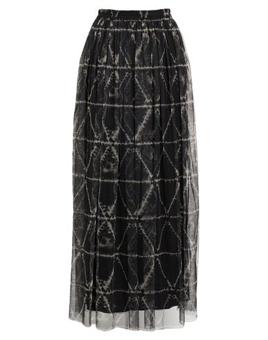 Compagnia Italiana Woman Maxi Skirt Black Size L Polyester In Black