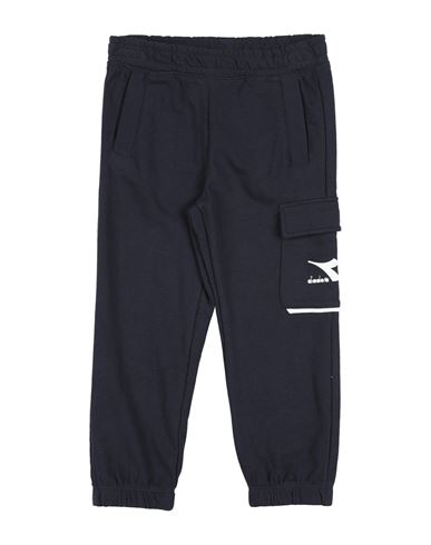 Diadora Toddler Boy Pants Navy Size 4 Cotton, Polyester In Black