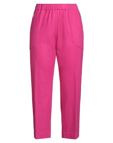 Seventy Venezia Woman Pants Fuchsia Size 10 Virgin Wool, Polyamide In Multi