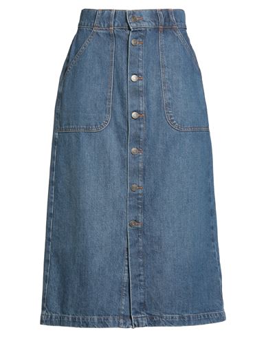 Frame Woman Denim Skirt Blue Size 32 Re-used Cotton, Recycled Cotton