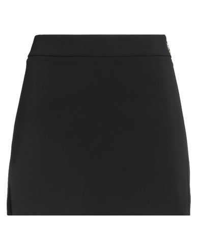 Patrizia Pepe Woman Mini Skirt Black Size 10 Polyester, Elastane In Black
