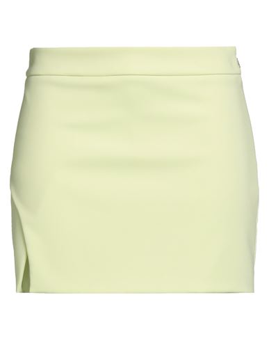 Patrizia Pepe Woman Mini Skirt Lime Green Size 4 Polyester, Elastane In Green