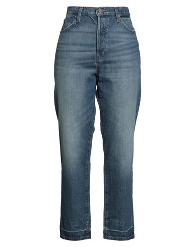 Frame Woman Jeans Blue Size 31 Recycled Cotton, Post-consumer Recycled Cotton In Blue