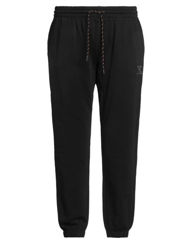 Diadora Man Pants Black Size Xl Cotton, Viscose In Black