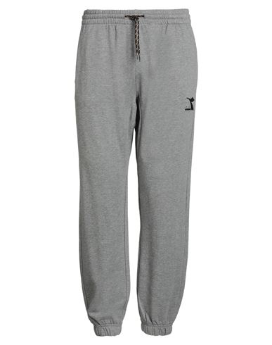 Diadora Man Pants Grey Size Xl Cotton, Viscose In Gray