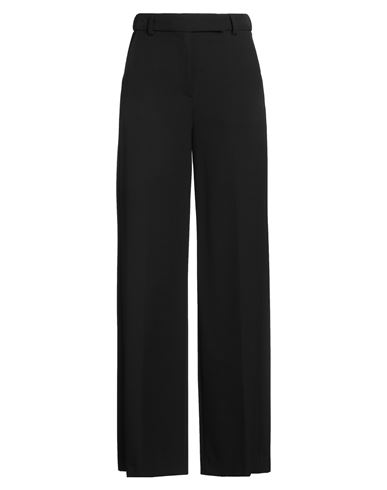 Luisa Cerano Woman Pants Black Size 10 Polyester, Viscose, Elastane In Black