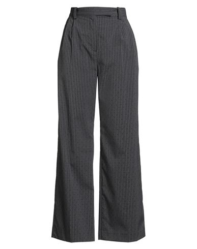 Maje Woman Pants Grey Size 8 Polyester, Viscose, Elastane In Black