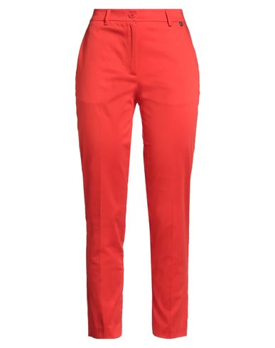 Rebel Queen By Liu •jo Woman Pants Red Size 4 Cotton, Elastane In Red