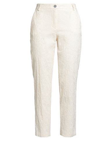 Rebel Queen By Liu •jo Woman Pants Ivory Size 6 Cotton In White