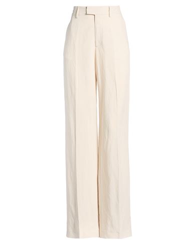 Berwich Woman Pants Beige Size 2 Viscose, Linen In Neutral