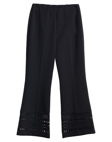 Meimeij Woman Pants Black Size 8 Viscose, Polyamide, Elastane In Black