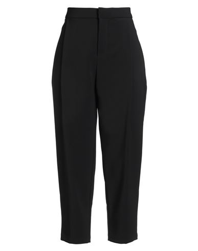 Elisabetta Franchi Woman Pants Black Size 12 Polyester, Elastane In Blue