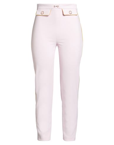 Elisabetta Franchi Woman Pants Pink Size 8 Polyester, Elastane In White