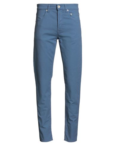 Siviglia Man Pants Pastel Blue Size 30 Cotton, Elastane In Blue