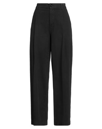 True Nyc Woman Pants Black Size 27 Cotton, Lyocell, Elastane In Black