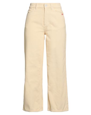 Amish Woman Pants Cream Size 29 Cotton In Neutral