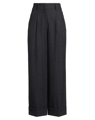 Peserico Easy Woman Pants Midnight Blue Size 10 Virgin Wool, Elastane In Blue