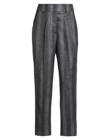 Peserico Woman Pants Midnight Blue Size 12 Virgin Wool, Polyamide, Polyester, Elastane In Blue