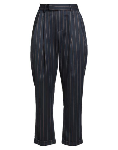 Silvian Heach Woman Pants Navy Size 4 Polyester, Viscose, Elastane In Blue