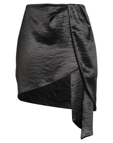 Silvian Heach Woman Mini Skirt Black Size 6 Polyester In Black