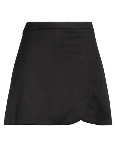 Silvian Heach Woman Mini Skirt Black Size 8 Polyester, Viscose, Elastane In Black