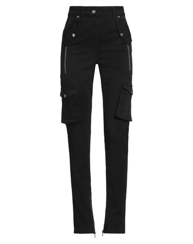 Patrizia Pepe Woman Pants Black Size 8 Cotton, Elastane In Black