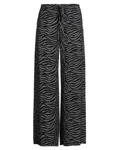 Haveone Woman Pants Grey Size M Viscose In Gray