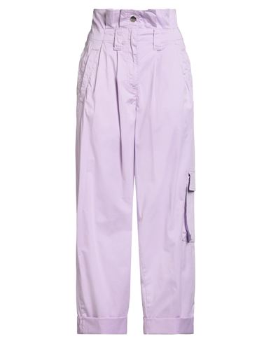 Liu •jo Woman Pants Lilac Size M Cotton, Elastane In Brown