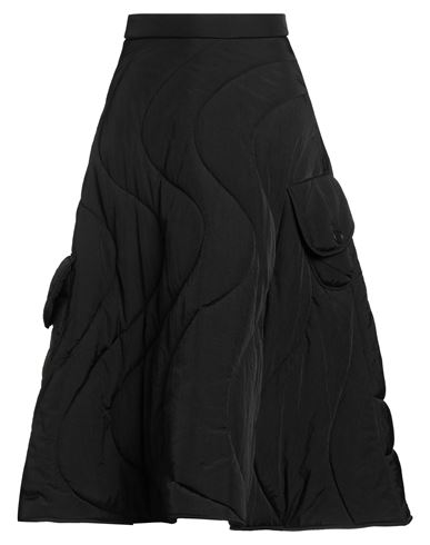 Melitta Baumeister Woman Midi Skirt Black Size 6 Nylon In Black