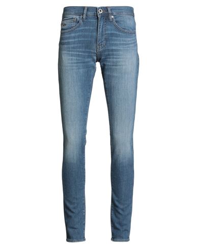 Armani Exchange Man Jeans Blue Size 33 Cotton, Polyester, Elastane In Blue