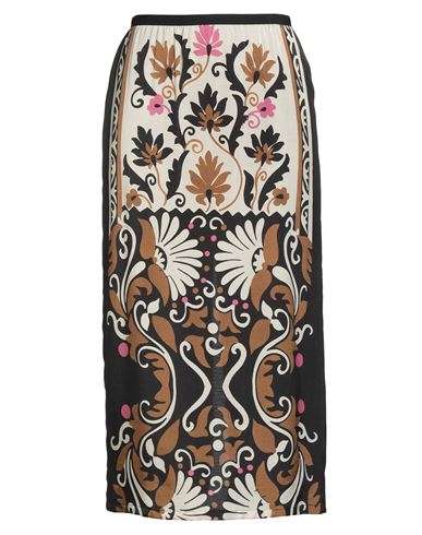 Pinko Woman Midi Skirt Black Size 8 Viscose, Nylon, Elastane In Black