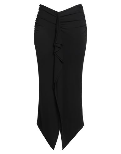 Pinko Woman Maxi Skirt Black Size S Viscose, Elastane In Black