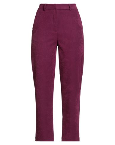 Silvian Heach Denim Woman Pants Mauve Size 10 Polyester, Elastane In Purple