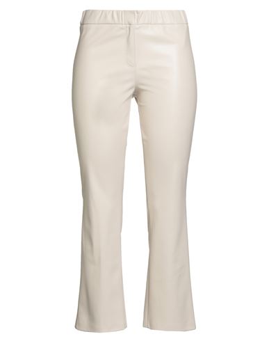 Semicouture Woman Pants Ivory Size 6 Polyurethane In White