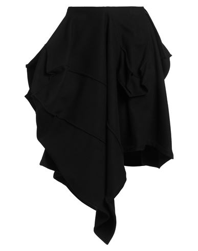 Yohji Yamamoto Woman Midi Skirt Black Size 1 Wool