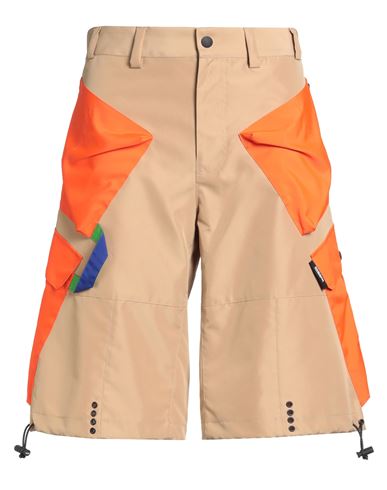 Msgm Man Shorts & Bermuda Shorts Beige Size 32 Polyester In Neutral
