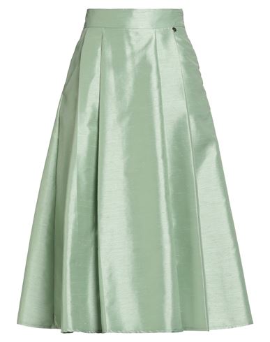 Liu •jo Woman Midi Skirt Light Green Size 10 Polyester In Green