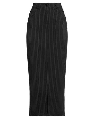 Motel Woman Maxi Skirt Black Size M Polyester, Viscose, Elastane In Black